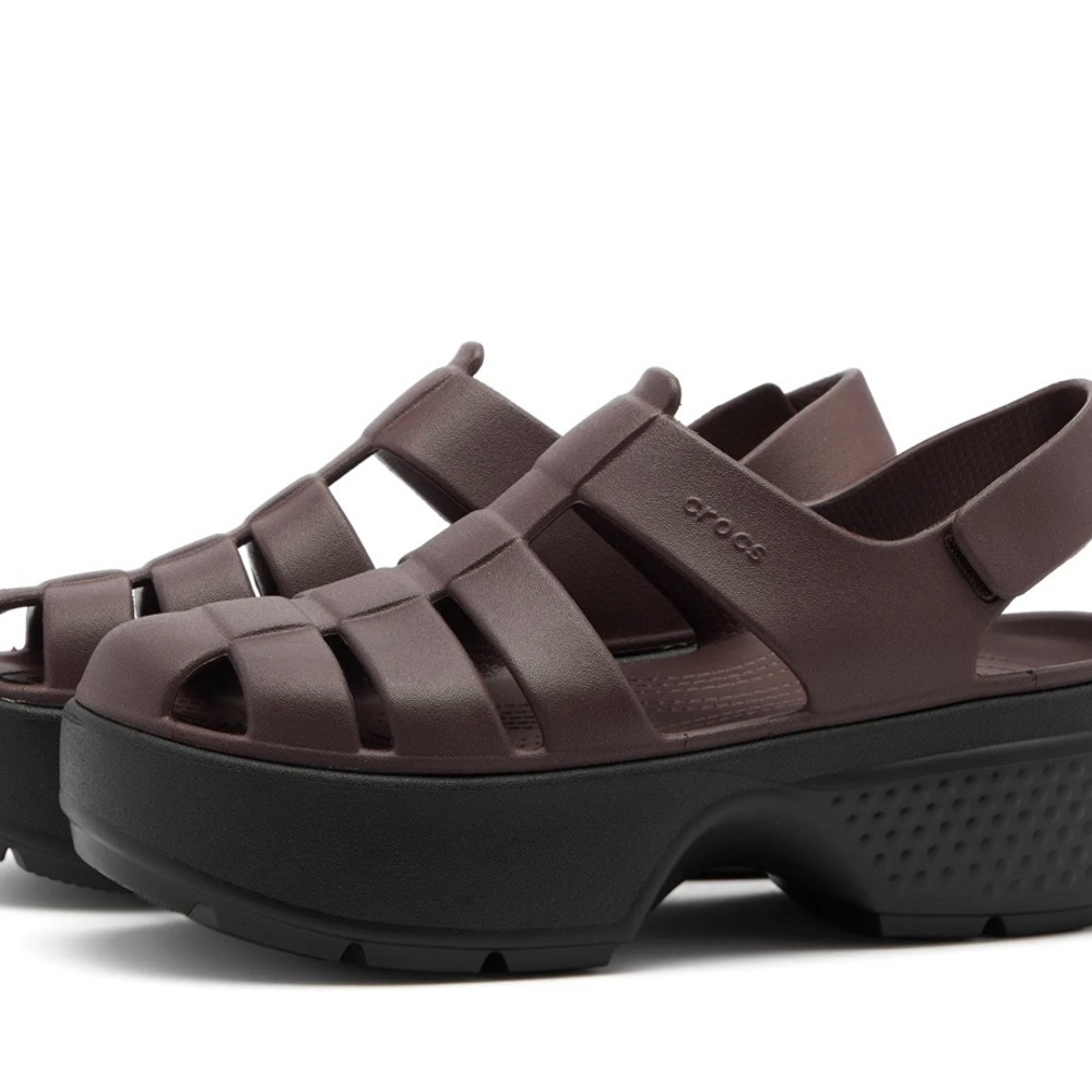 Crocs Women's Brown Platform Sandals 
New never worn